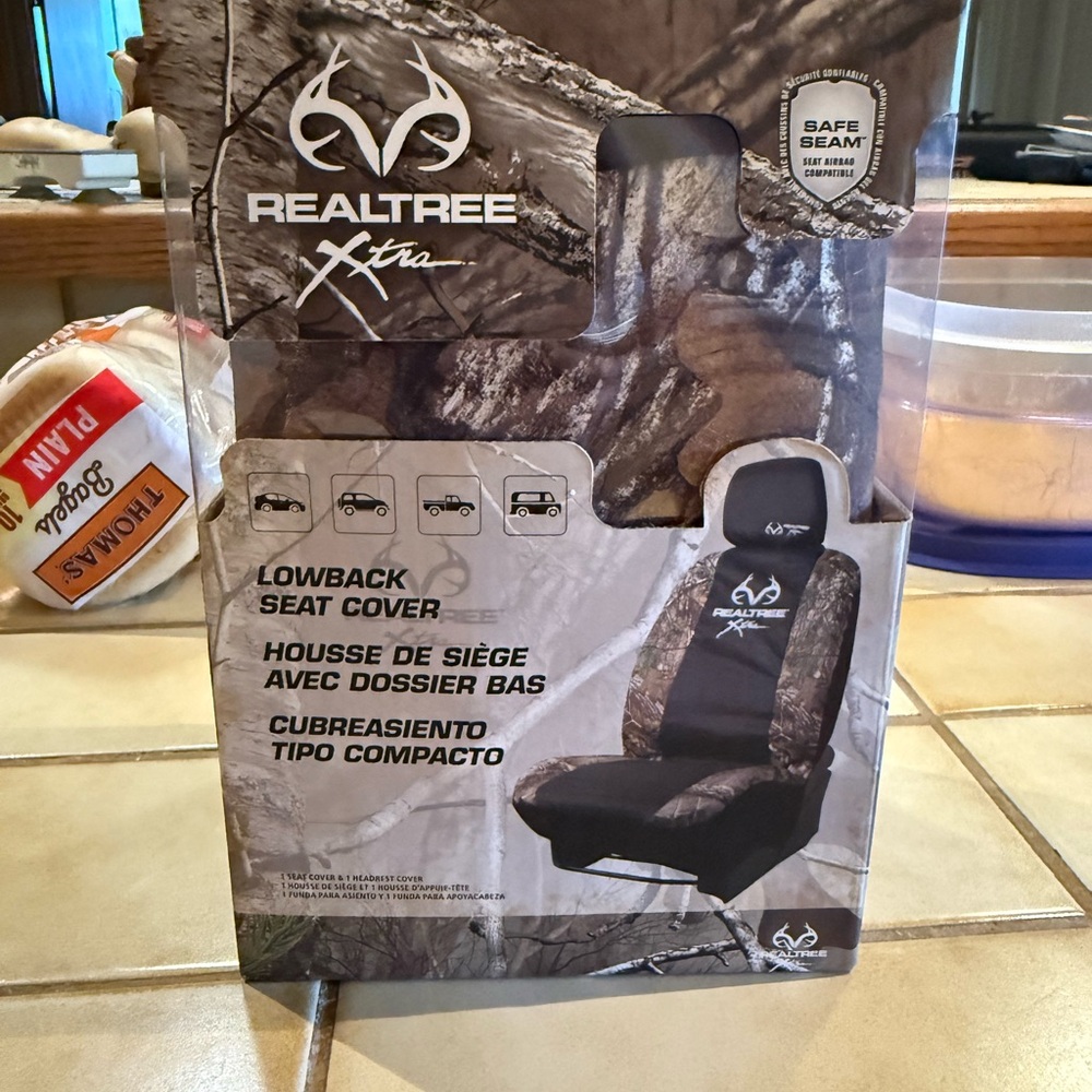 Realtree Xtra Lowback Seat Cover